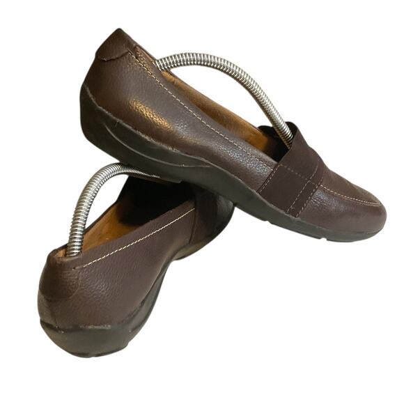 Naturalizer Shoes Fairlee Loafers Flats Brown Leather Slip On SZ 7M - Picture 9 of 11